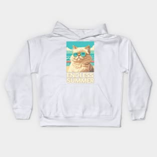 ENDLESS SUMMER CAT Kids Hoodie